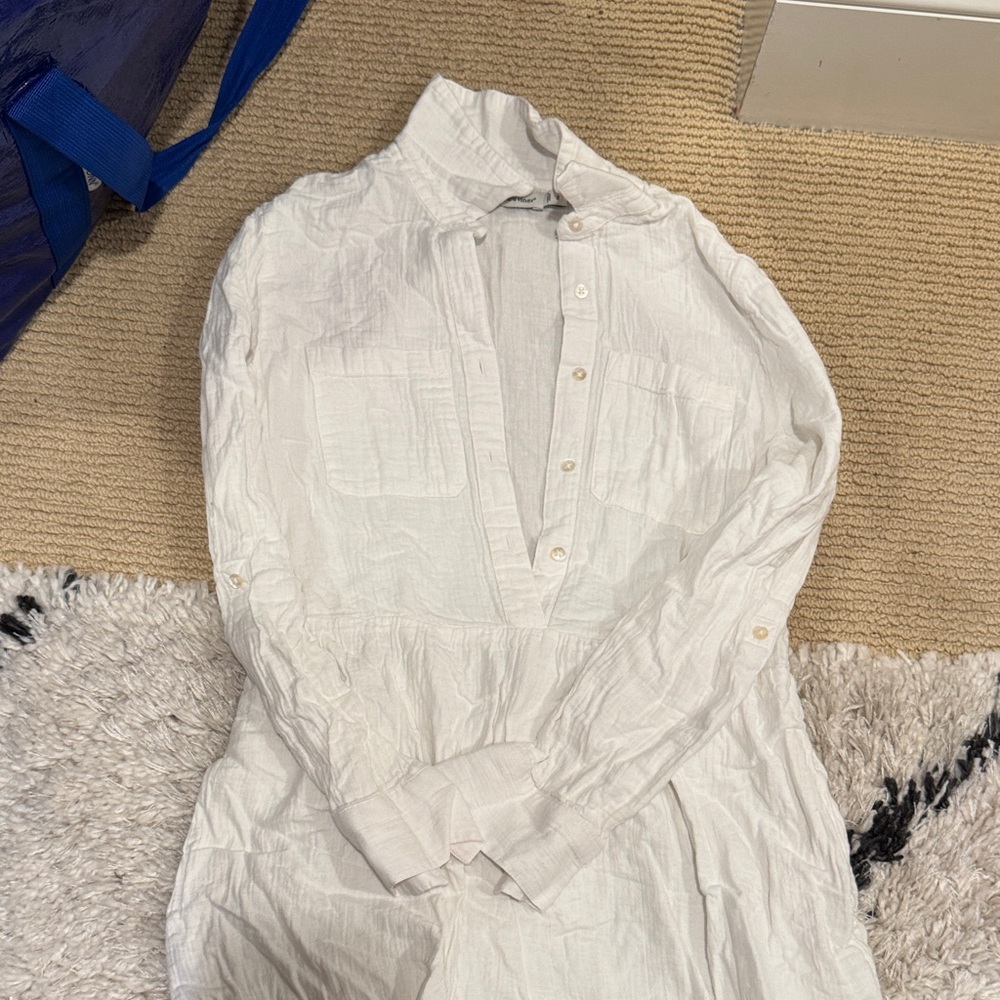 Vineyard Vines Men's Cream Casual Button Down Shirt
